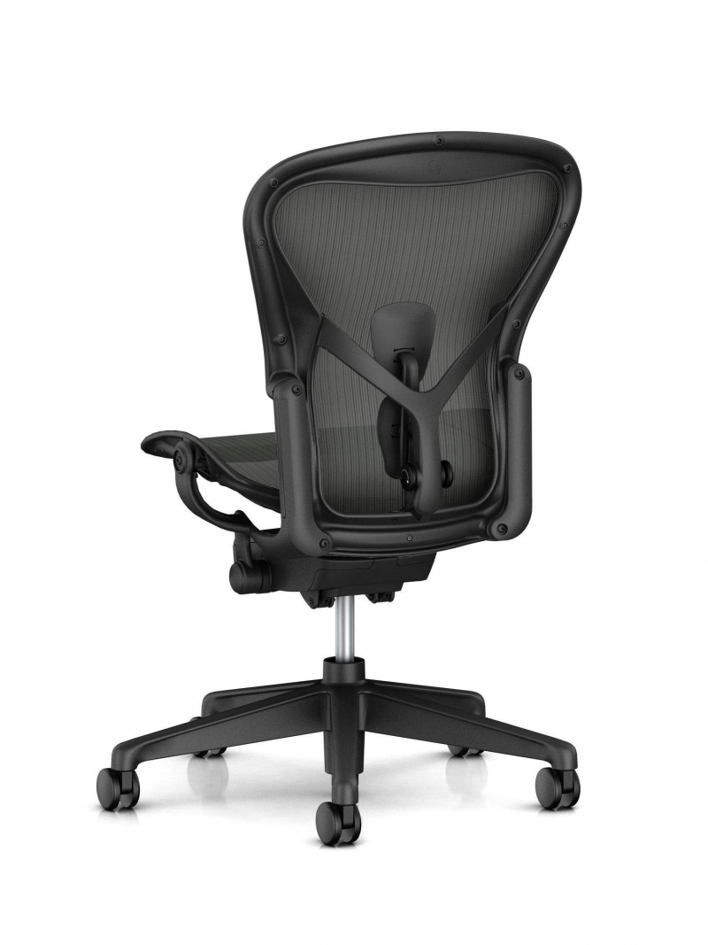Aeron Chair Size B & C no arms Graphite IN STOCK designcraft